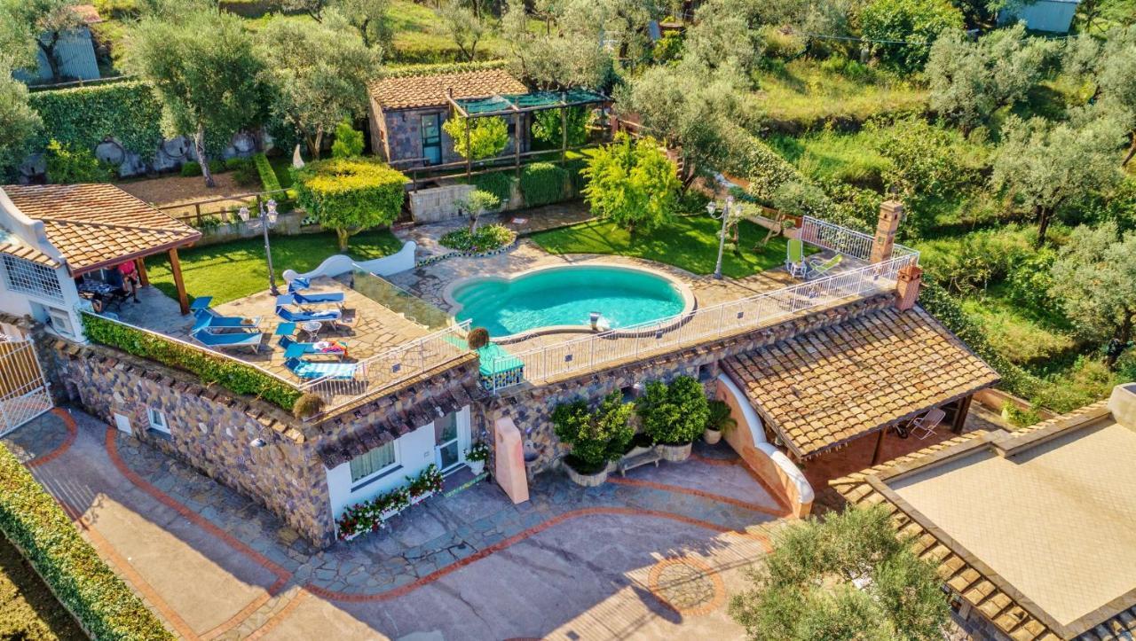 Villa Marika - Private Heated Pool Massa Lubrense Eksteriør bilde